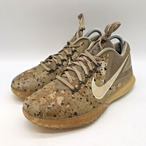 Nike Zoom Mike Trout 3 TF Oatmeal Baseball Turf Shoes 844628-211 Men's 7 Low Top - Picture 3 of 13